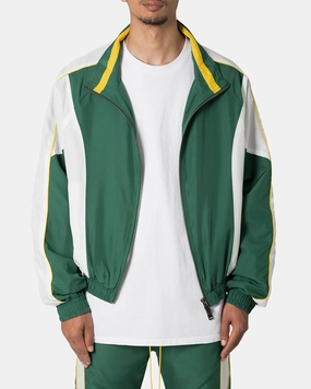 MNML Moto Racing Jacket Green/White Cravat