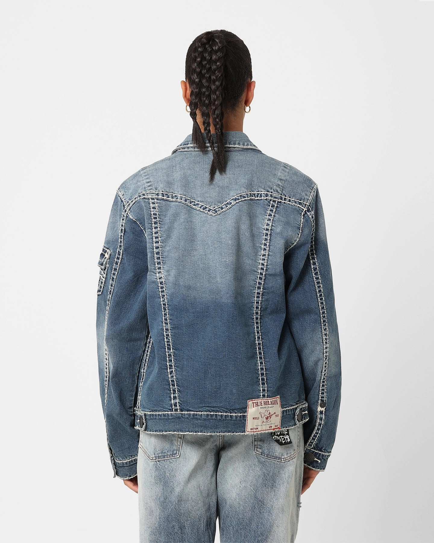 Thermal Insulation Layer True Religion Jimmy 5 Pocket Super T Jacket Mountain Laurel
