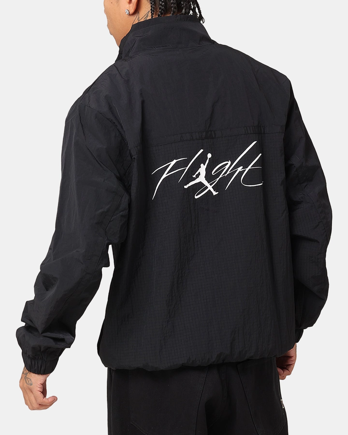 Jordan Essentials Woven Jacket Black/Black/White PaddedShoulders
