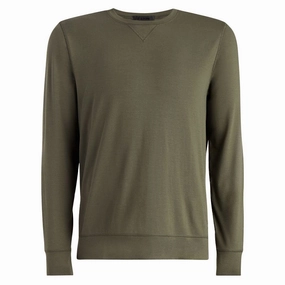 Gfore Luxe Crewneck Mid Layer Golf Sweater Isle - SP24 Men Reflective Safety Trim