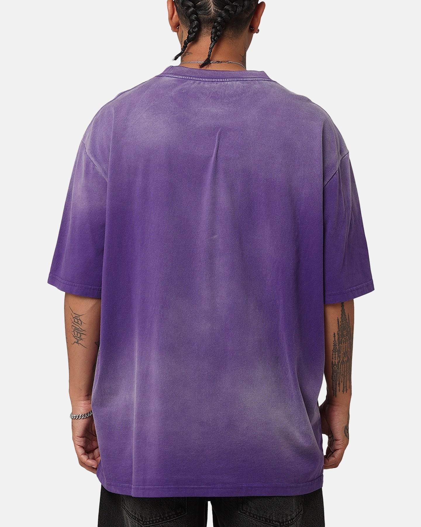 Tupac Makaveli Sunfade T-Shirt Sun Washed Blue Easy Care Fabric
