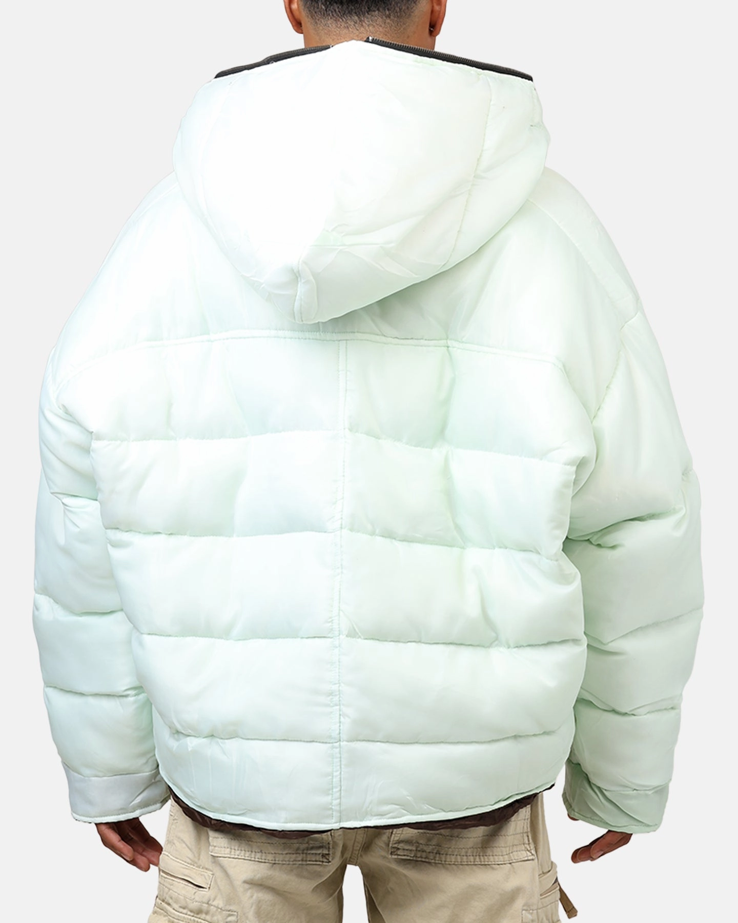 planned purchase Appreciate MNML Reversible Full Zip Puffer Jacket Mint