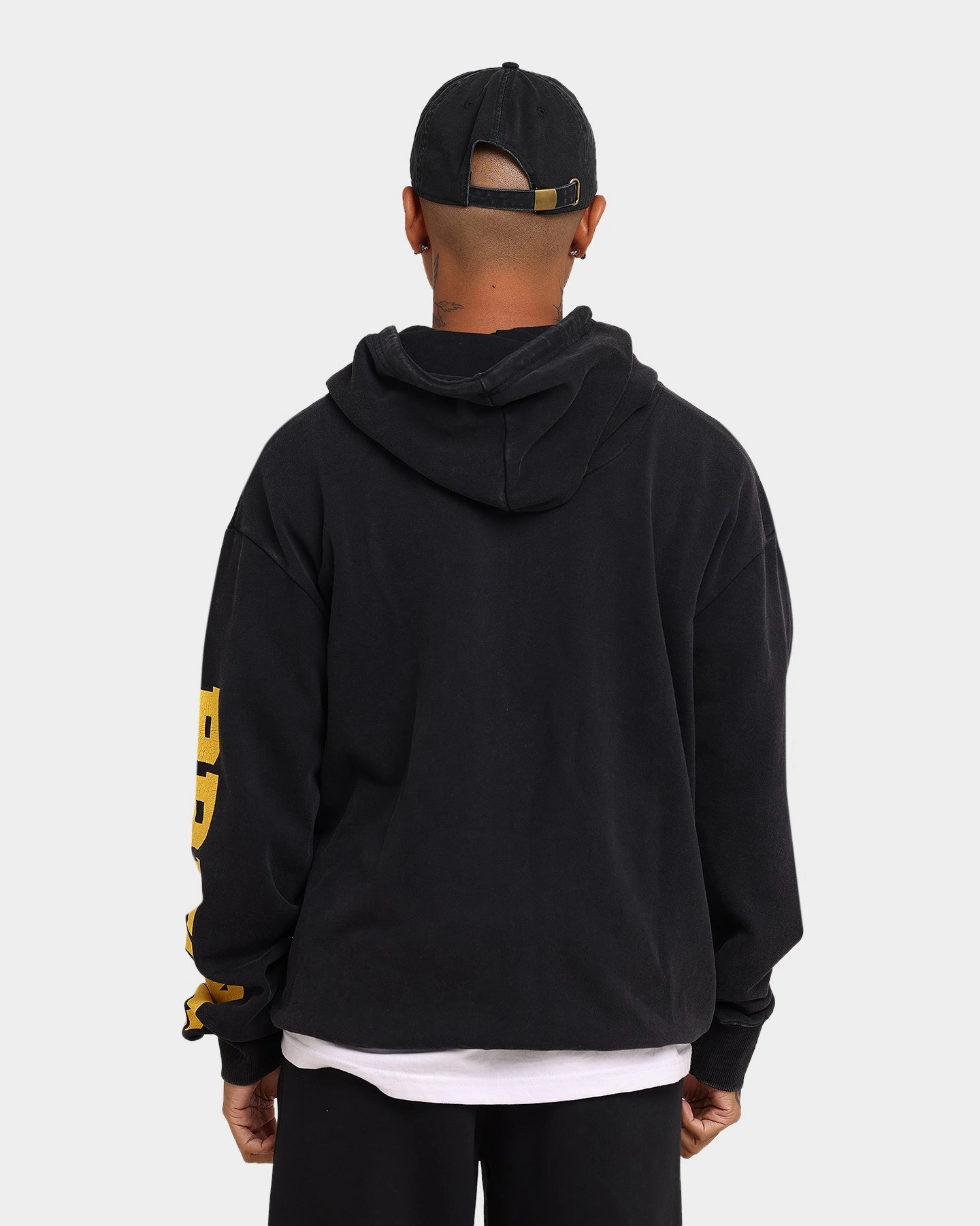 Stretchable Material UCLA UCLA 1919 Shield Vintage Hoodie Washed Black