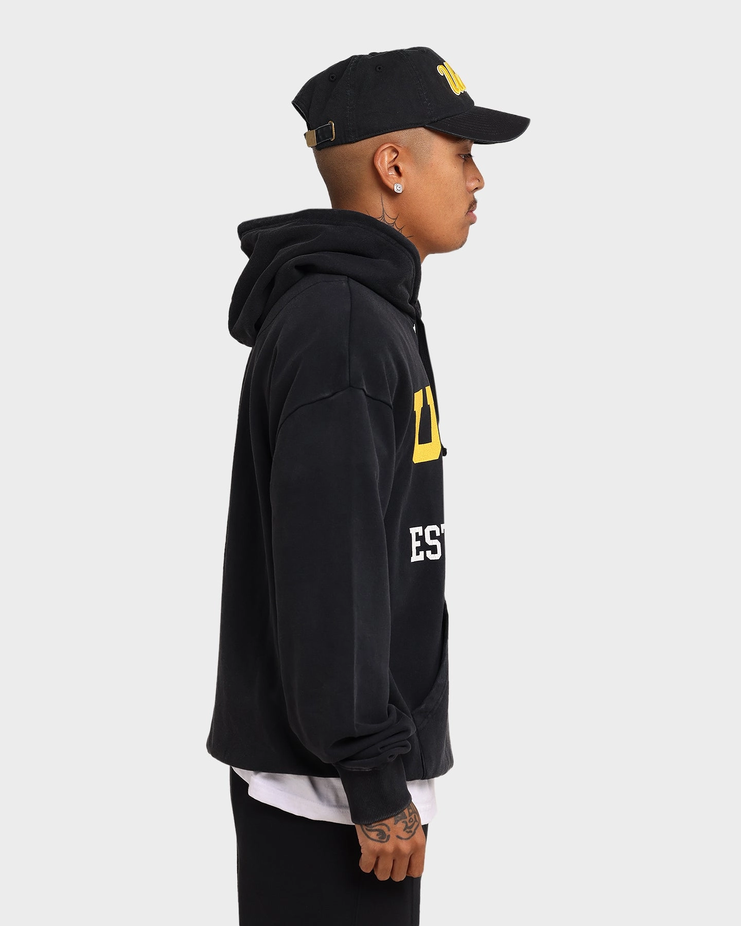 UCLA UCLA 1919 Shield Vintage Hoodie Washed Black Jungle Conquer