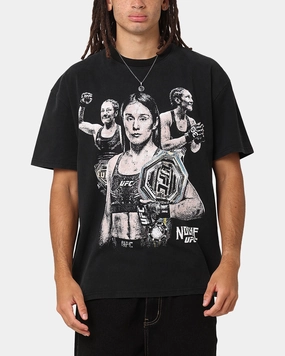 UFC By Culture Kings Alexa Grasso Noche Heavy T-Shirt Vintage Black Airflow Ventilation System