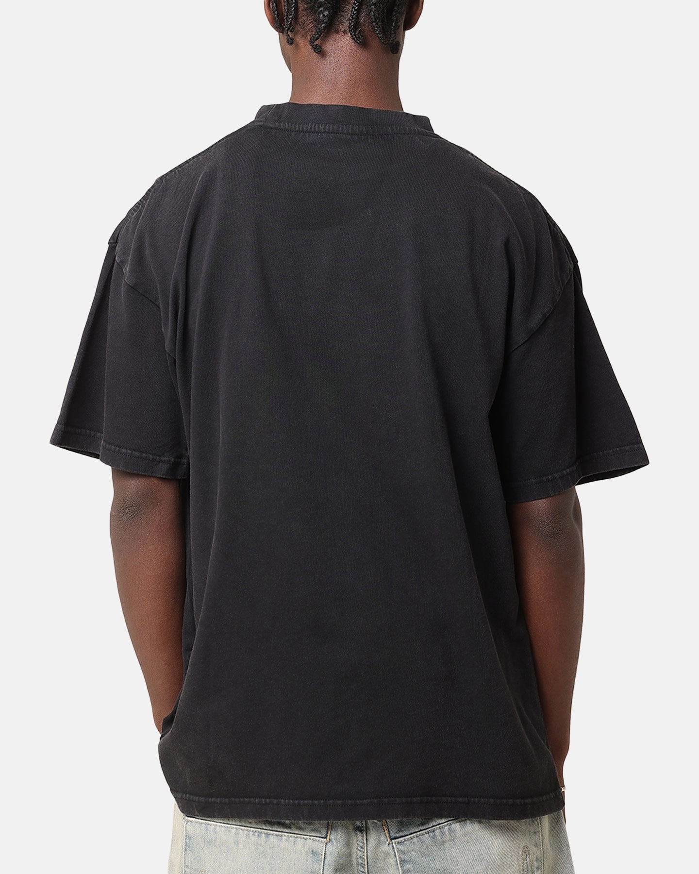 UFC By Culture Kings Nick Diaz Vintage T-Shirt Black Acidwash Holiday Outfit Reinforced Shoulder Stitching