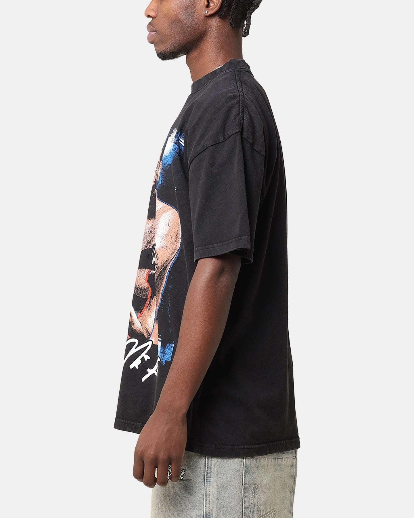UFC By Culture Kings Nick Diaz Vintage T-Shirt Black Acidwash Soft and Stylish