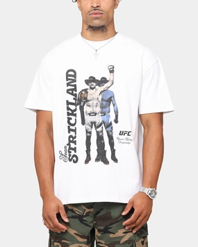 UFC By Culture Kings Sean Strickland Heavy T-Shirt White City Fashion Look