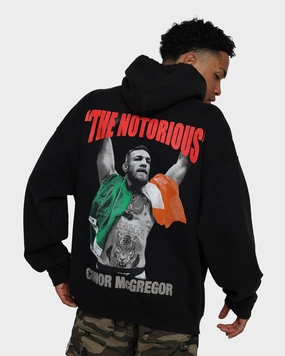 UFC By Goat Crew Conor McGregor Hoodie Black Bicycle suitable for advertising campaigns