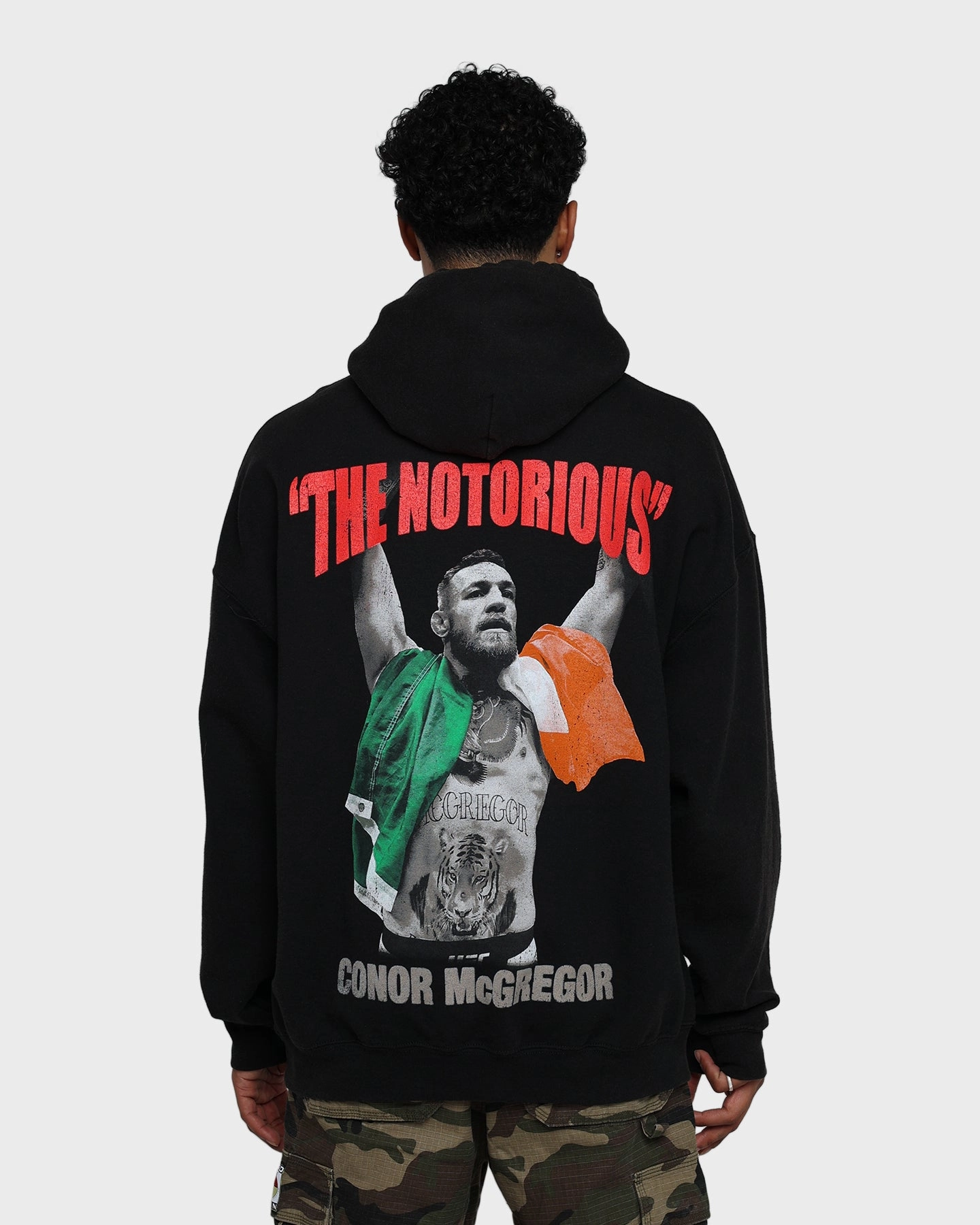 suitable for stage shows UFC By Goat Crew Conor McGregor Hoodie Black