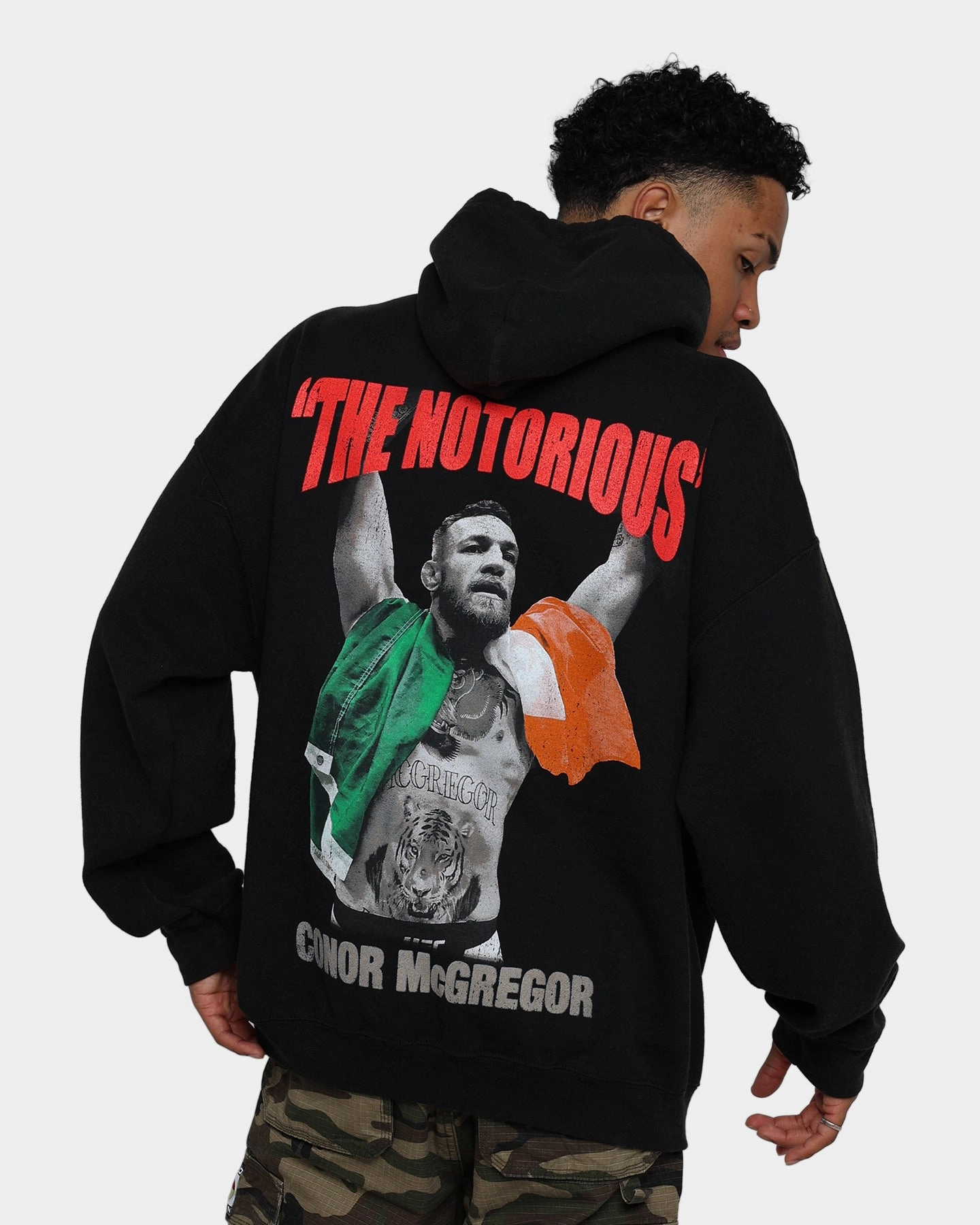 UFC By Goat Crew Conor McGregor Hoodie Black Bicycle suitable for advertising campaigns