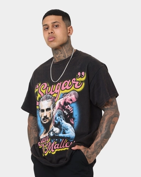 UFC By Goat Crew Sugar Sean Vintage T-Shirt Black Wash SunProtectionFabric Ethically Sourced Material