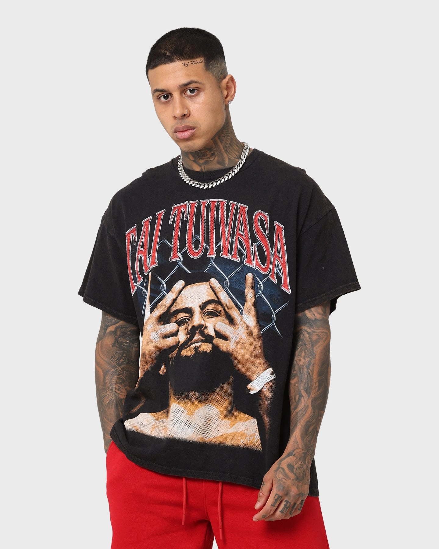 Chic Comfort UFC By Goat Crew Tai Tuivasa FTA T-Shirt Black