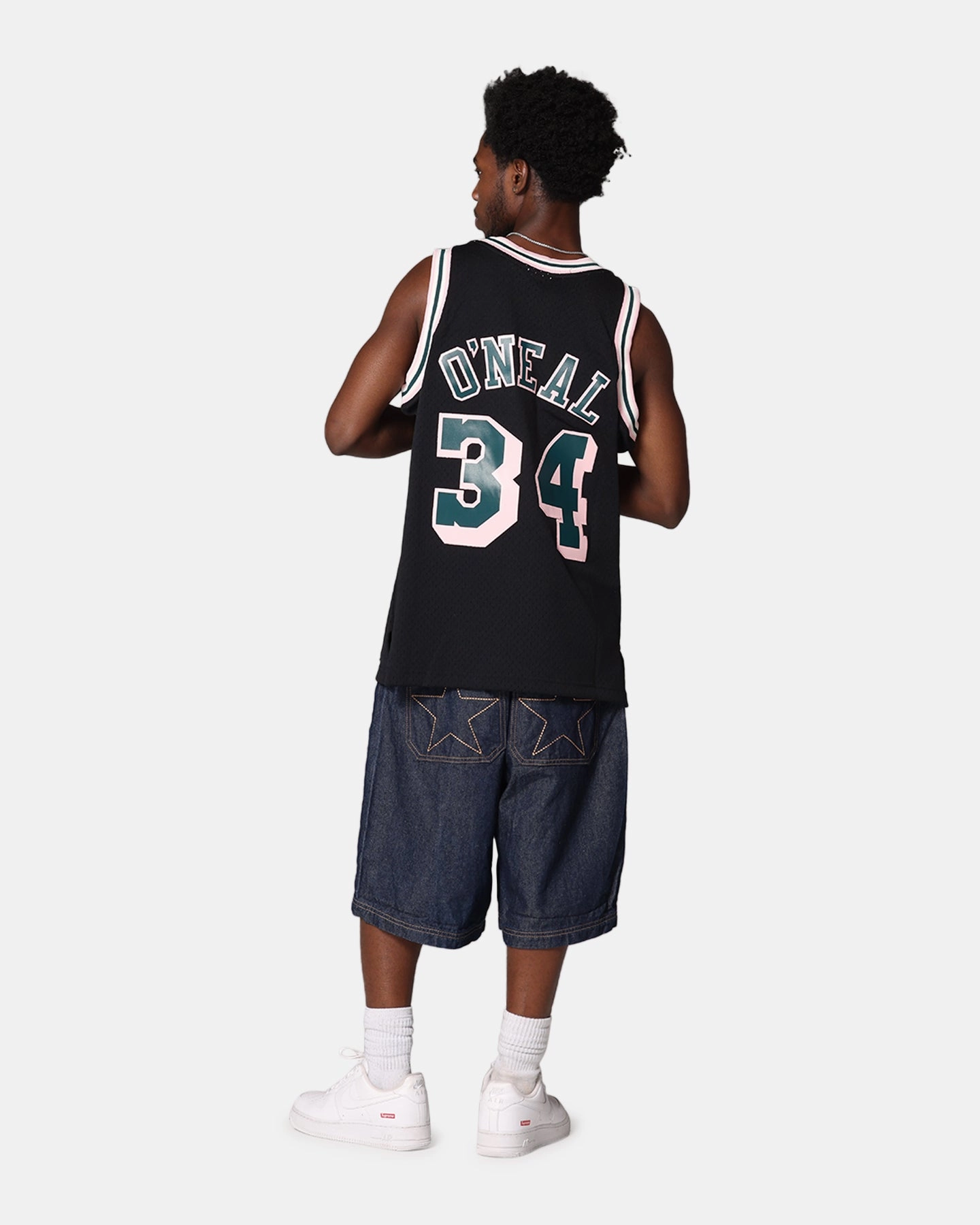 Outdoor Gear Tagless Comfort Mitchell & Ness Los Angeles Lakers Shaquille O'Neal 'Deep Emerald' Swing Jersey Black