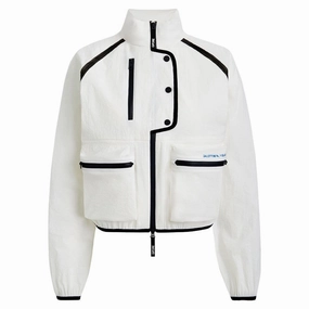 Gfore Contrast Stretch Cropped OPS Windbreaker Golf Jacket Snow - FA24 Women ReinforcedElbows Modern Edge