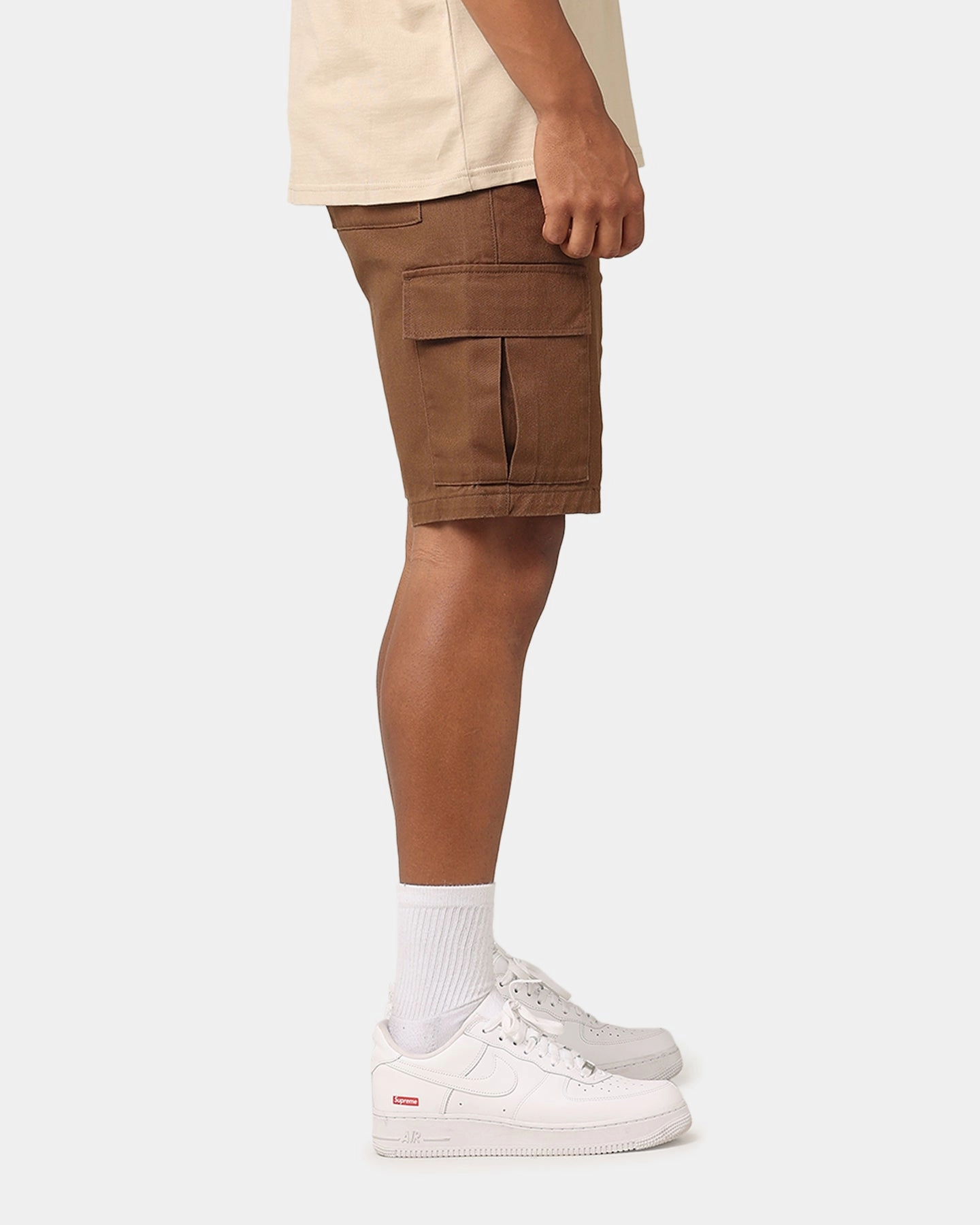 Cotton Blend XXIII Jordy Cargo Shorts Chocolate