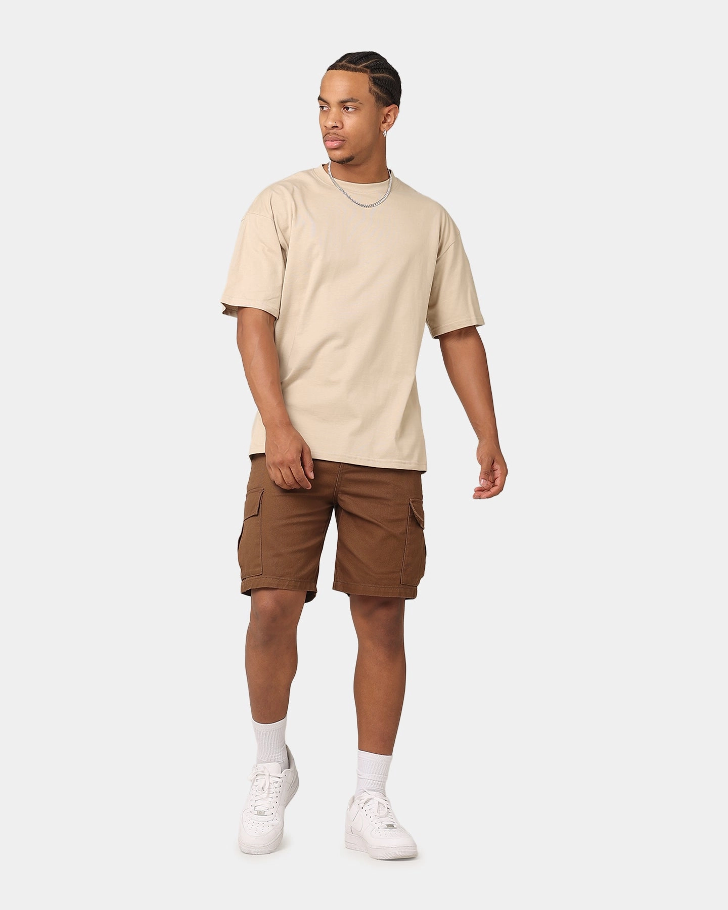 XXIII Jordy Cargo Shorts Chocolate Secure Closure System