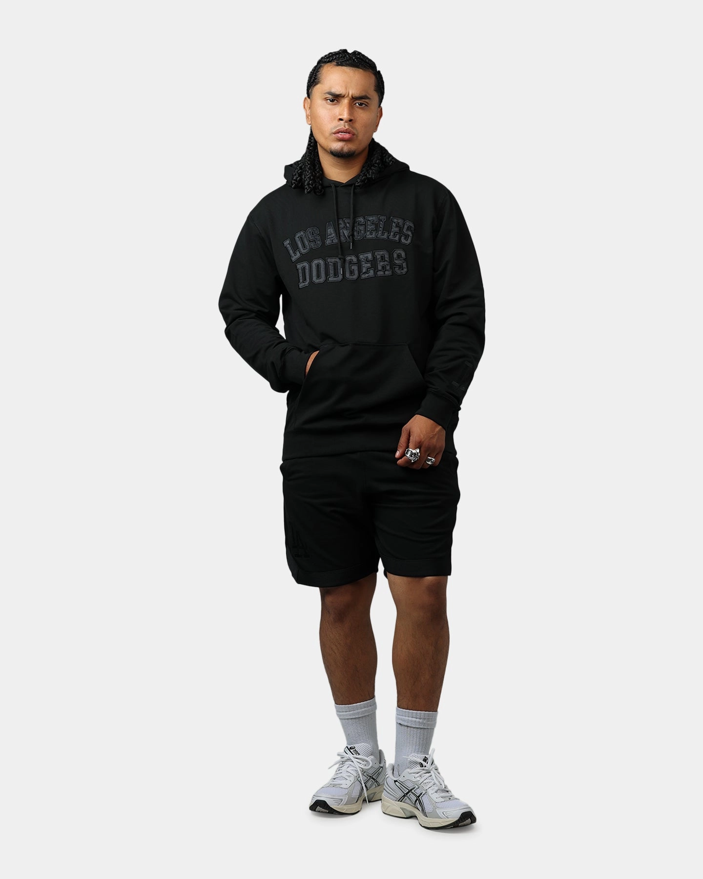 New Era Los Angeles Dodgers Logo Select Shorts Black/Black Comfortable Wear