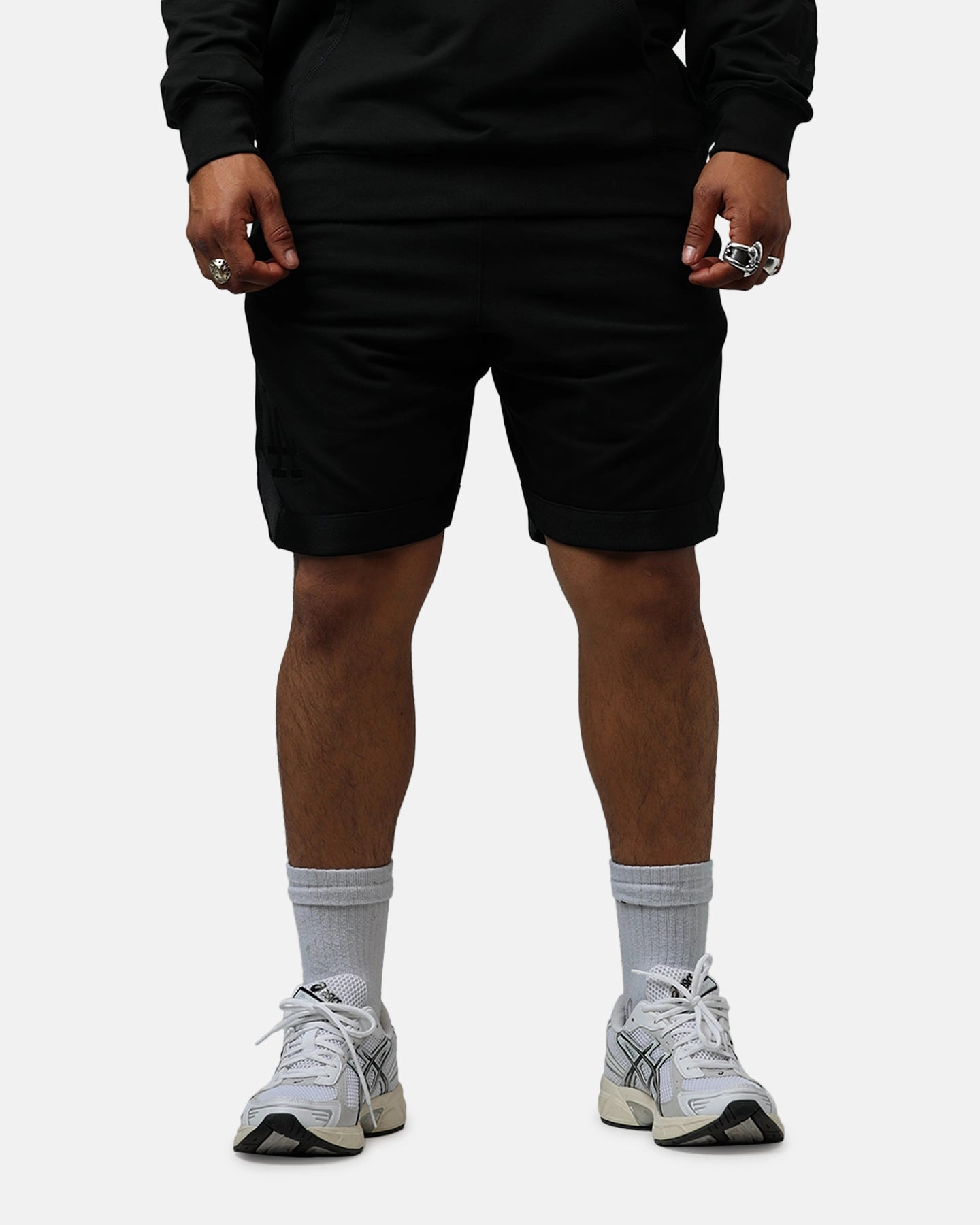 MoistureWickingLining Windproof Design New Era Los Angeles Dodgers Logo Select Shorts Black/Black