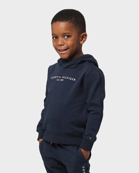 Tommy Hilfiger Kid's Essential Hoodie Blue Collaborate Ornamental