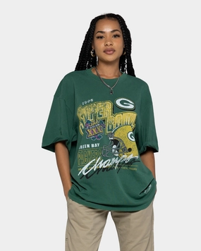 Mitchell & Ness Green Bay Packers Vintage Superbowl T-Shirt Vintage Green Simple and Comfortable