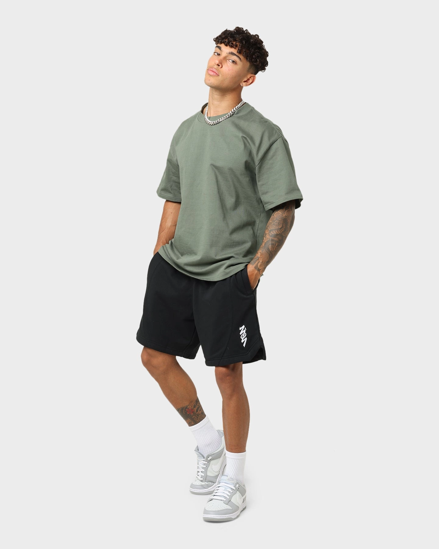 Jordan Zion Fleece Shorts Black Fastening Closure