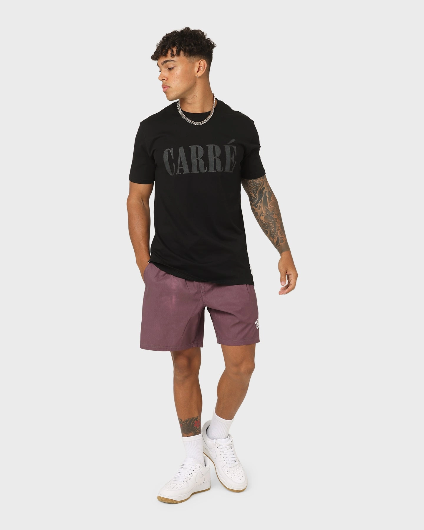 Carre Simplicit?? Reactive Shorts Black/Pink beachy vibe