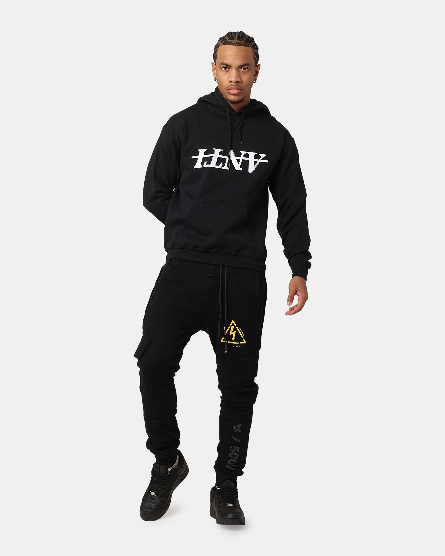 The Anti Order Signal Lost Hoodie Black Versatile Protection