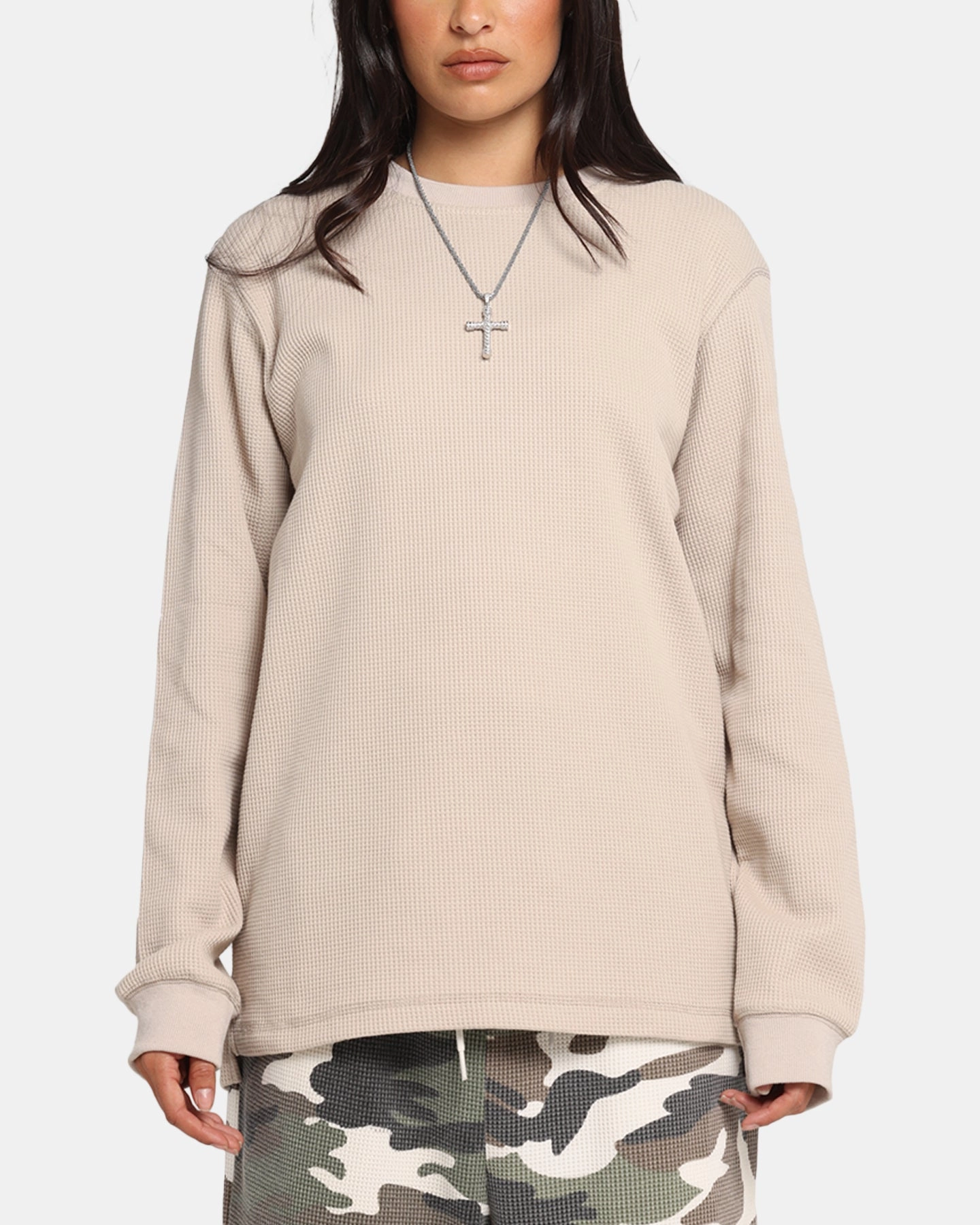 Quality Layer Versatile Wearable XXIII Thermal Long Sleeve T-Shirt Sand