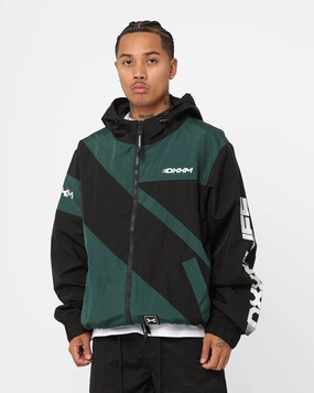 DXXMLIFE L-6 D Racing Windbreaker Black/Dark Green Romance