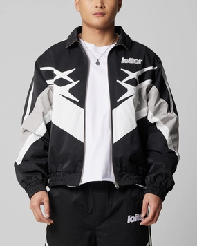 Loiter Hybrid Track Jacket Black/Grey Premium Jacket