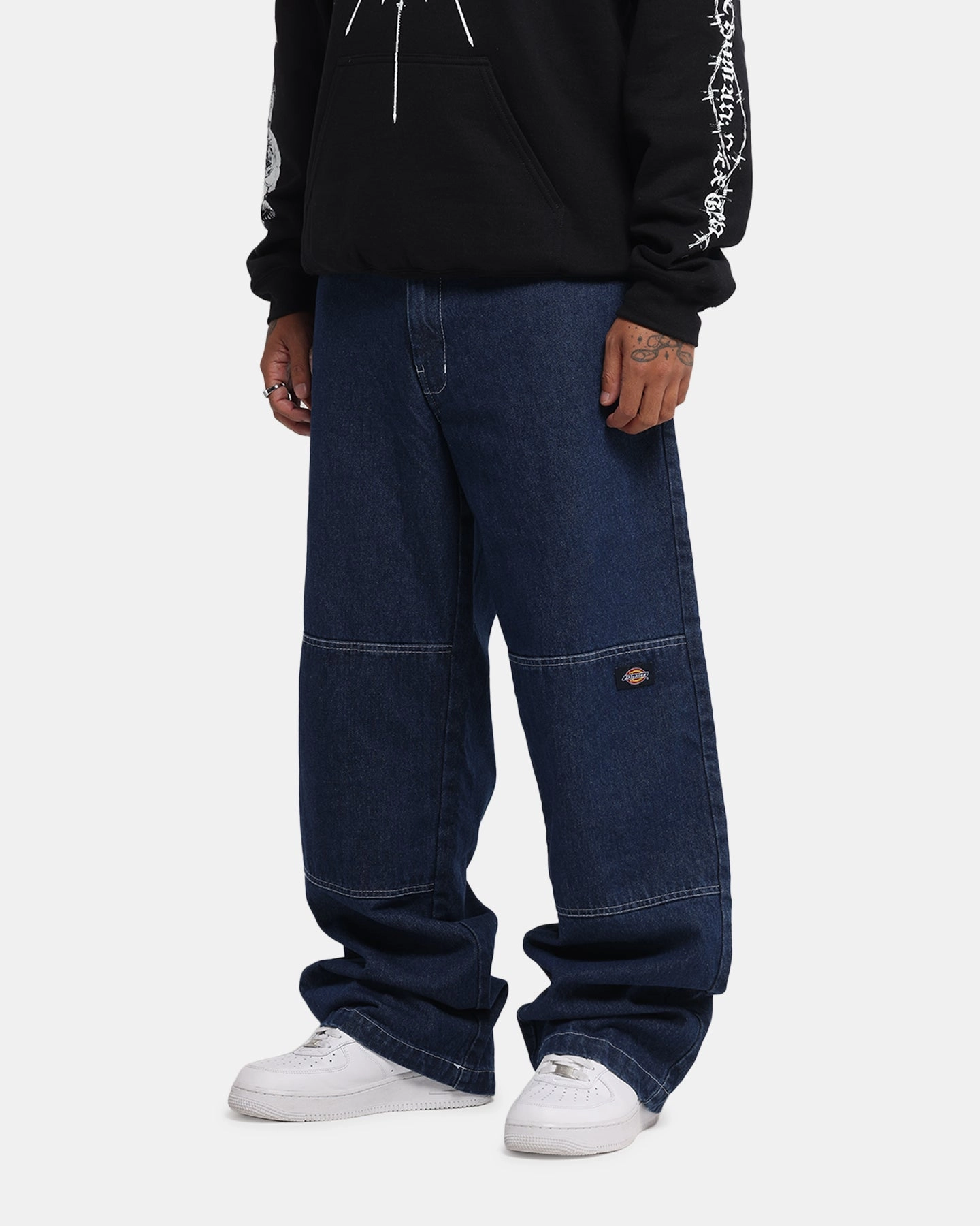 Youth Style Student Outfit Dickies 82-283AU Denim Jeans Rinsed Indigo