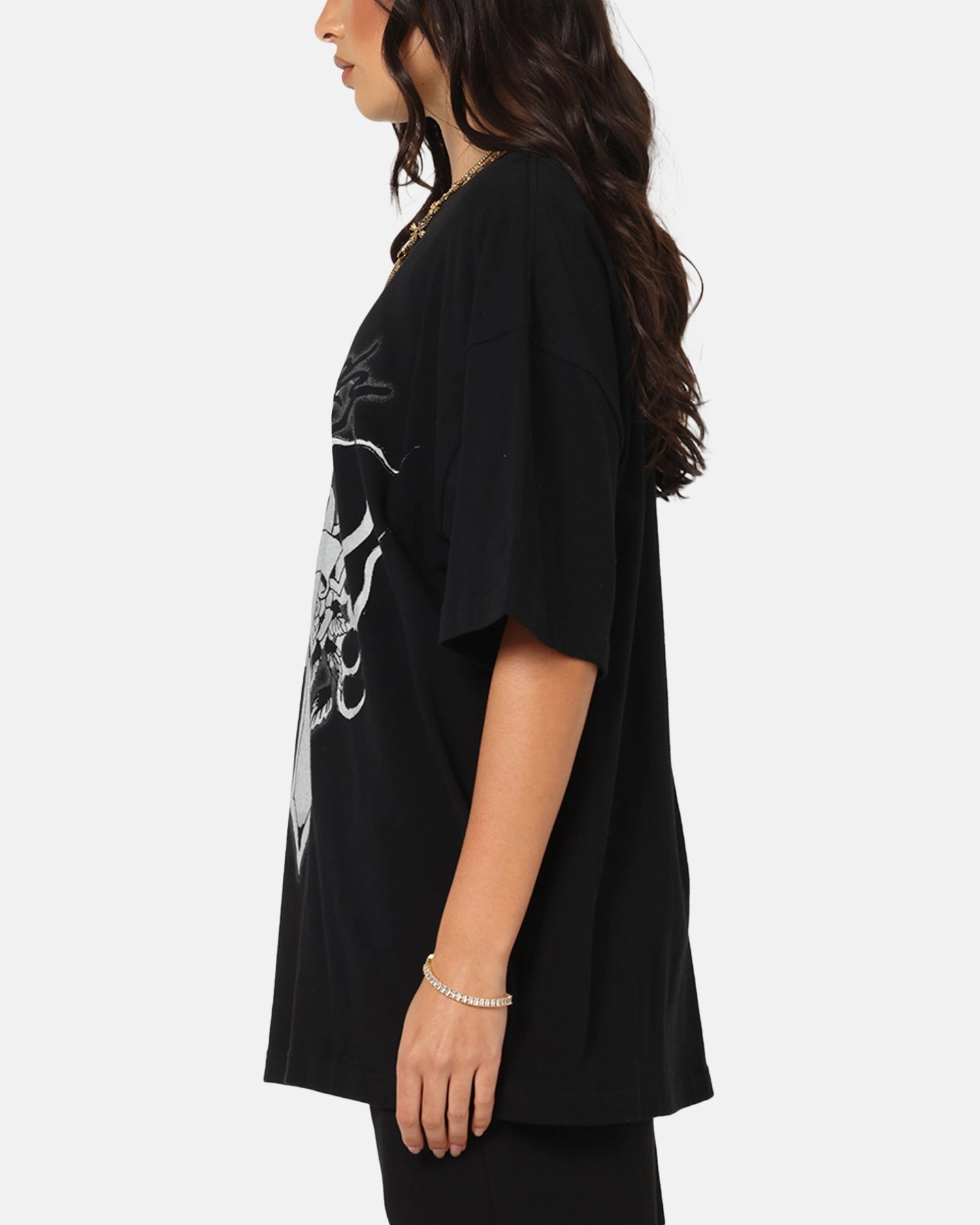 Ed Hardy Cross My Heart T-Shirt Black Daily Fashion Smart Casual