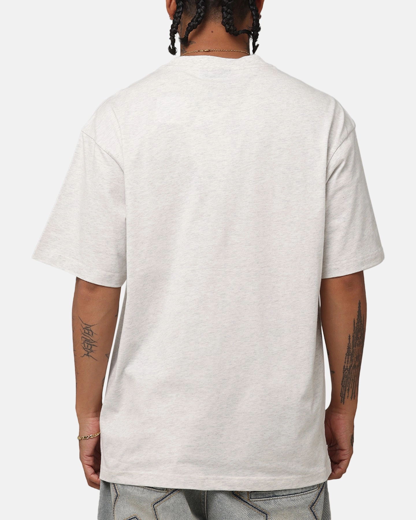 UV Protective Fabric Modern Layering Majestic Athletic Los Angeles Dodgers Doyers Crest T-Shirt Silver Marle