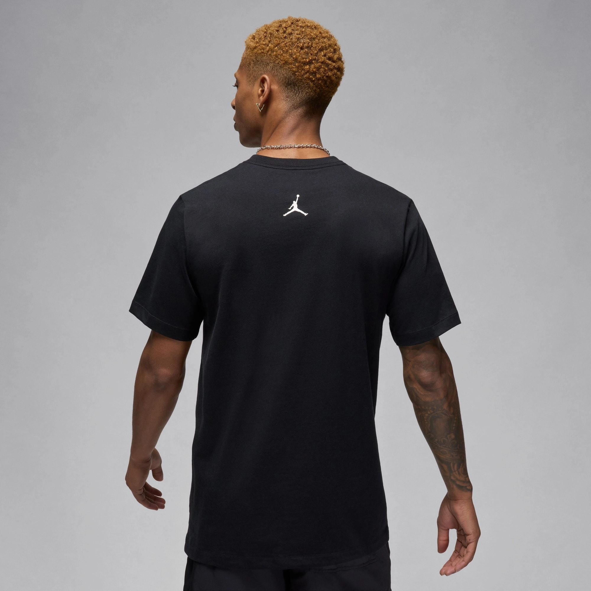 Jordan Flight Essentials T-Shirt 'Black/White' Comfortable apparel Cool Style