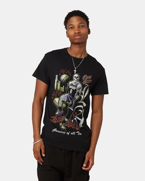 Goat Crew Big LA Baller T-Shirt Black Stylish Look