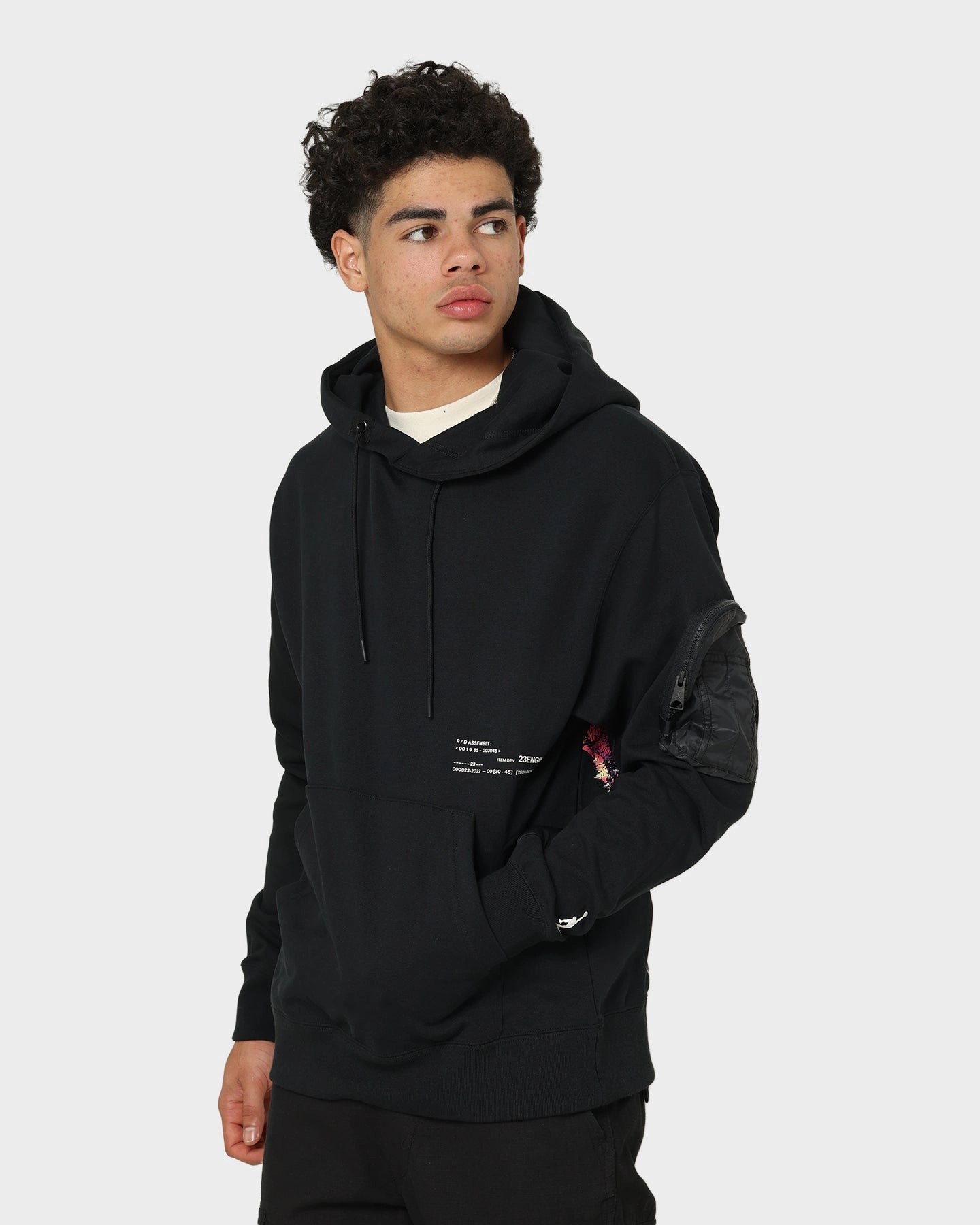 Bonded Seam Technology Jordan Jordan 23 Engineered Statement Fleece Pullover Hoodie Black