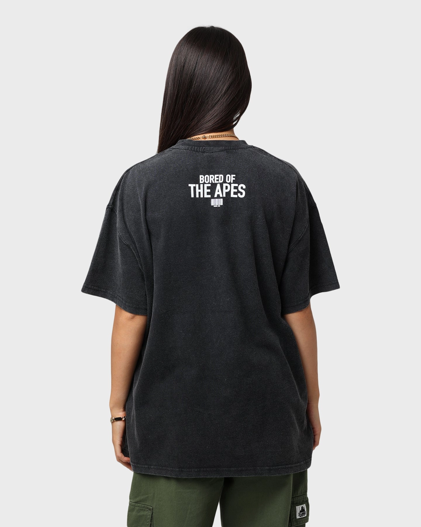 Culture Kings x Champ Medici "Bored Of The Apes" Mutant Ape #23446 V1 Vintage T-Shirt Vintage Black Non Shrink Material