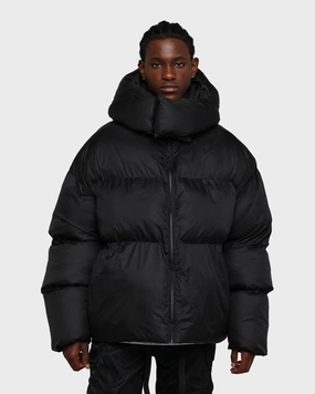 MNML Moon Puffer Jacket Black Cordlock Adjustment System