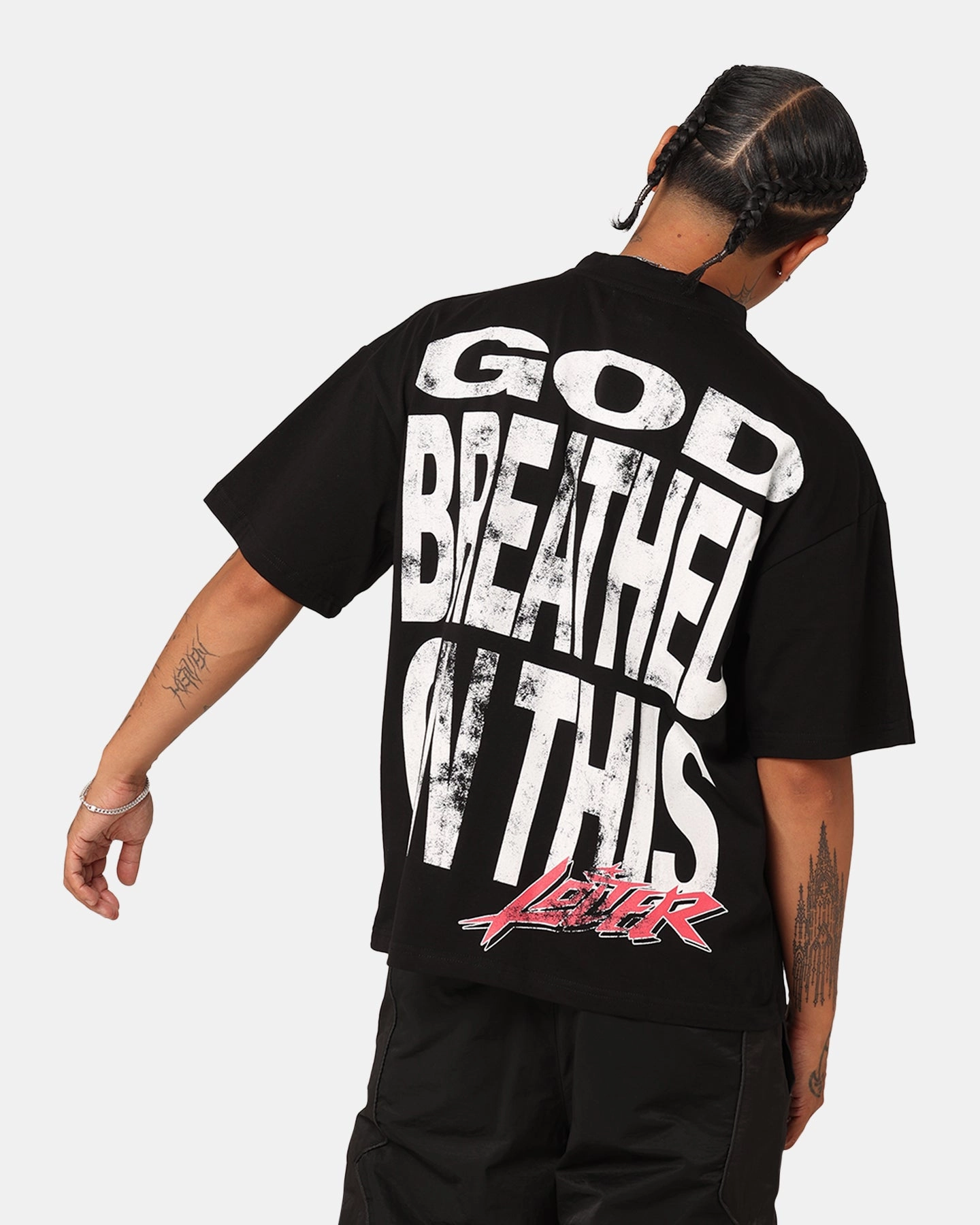 Cool Style Relaxing Day Loiter Dove Vintage T-Shirt Black