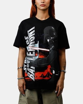FadeResistantPrint 73 Studio Star Wars Darth Vader Battlefront II T-Shirt Black