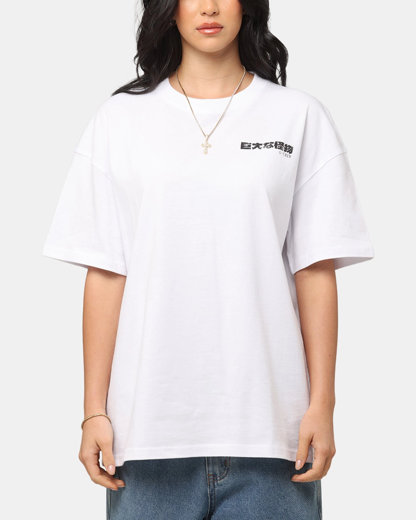 Goat Crew Osaka Dragon T-Shirt White Soft Material