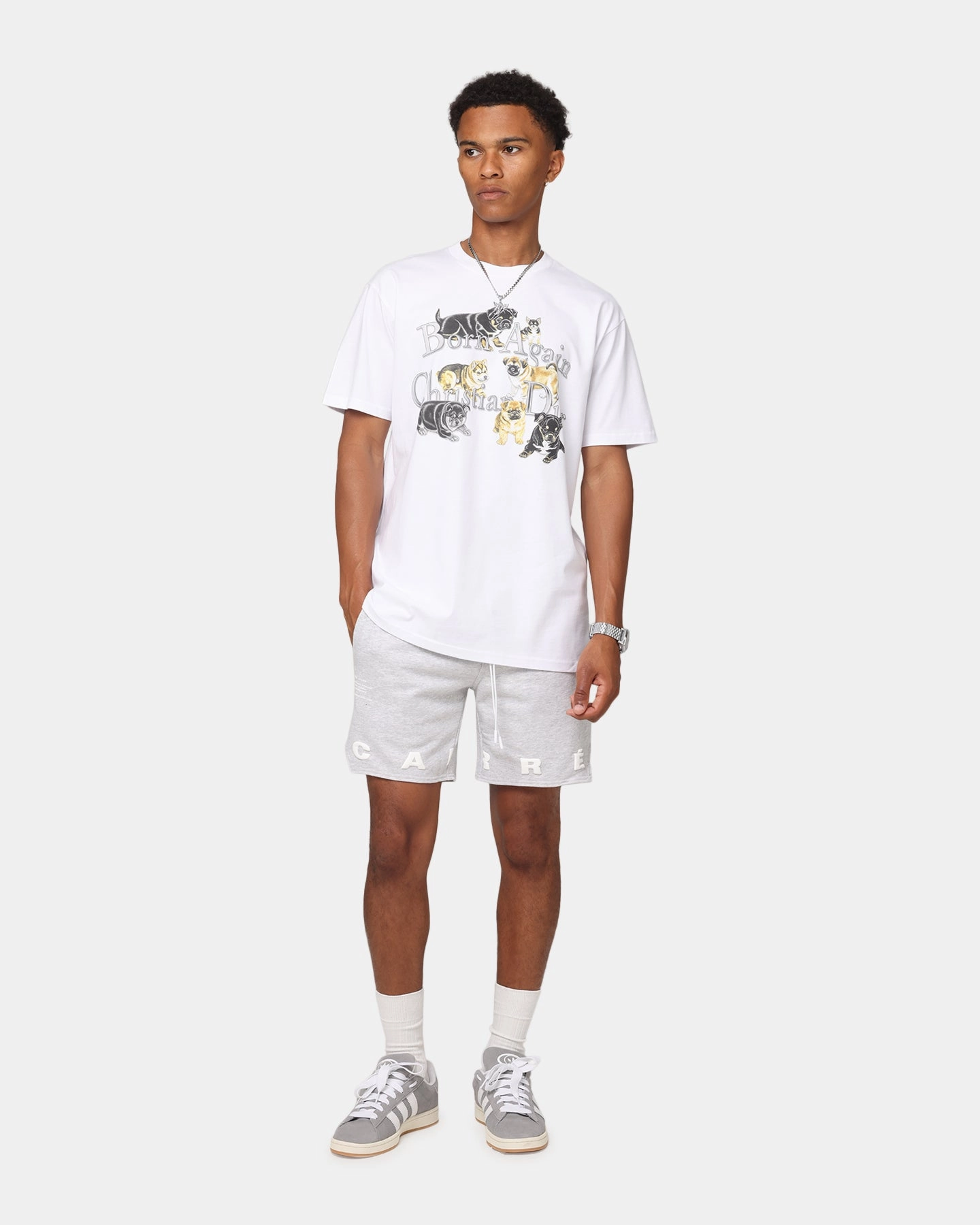 Secret Club BACD Puppies T-Shirt White Complementary Colors Weekend Style Trend