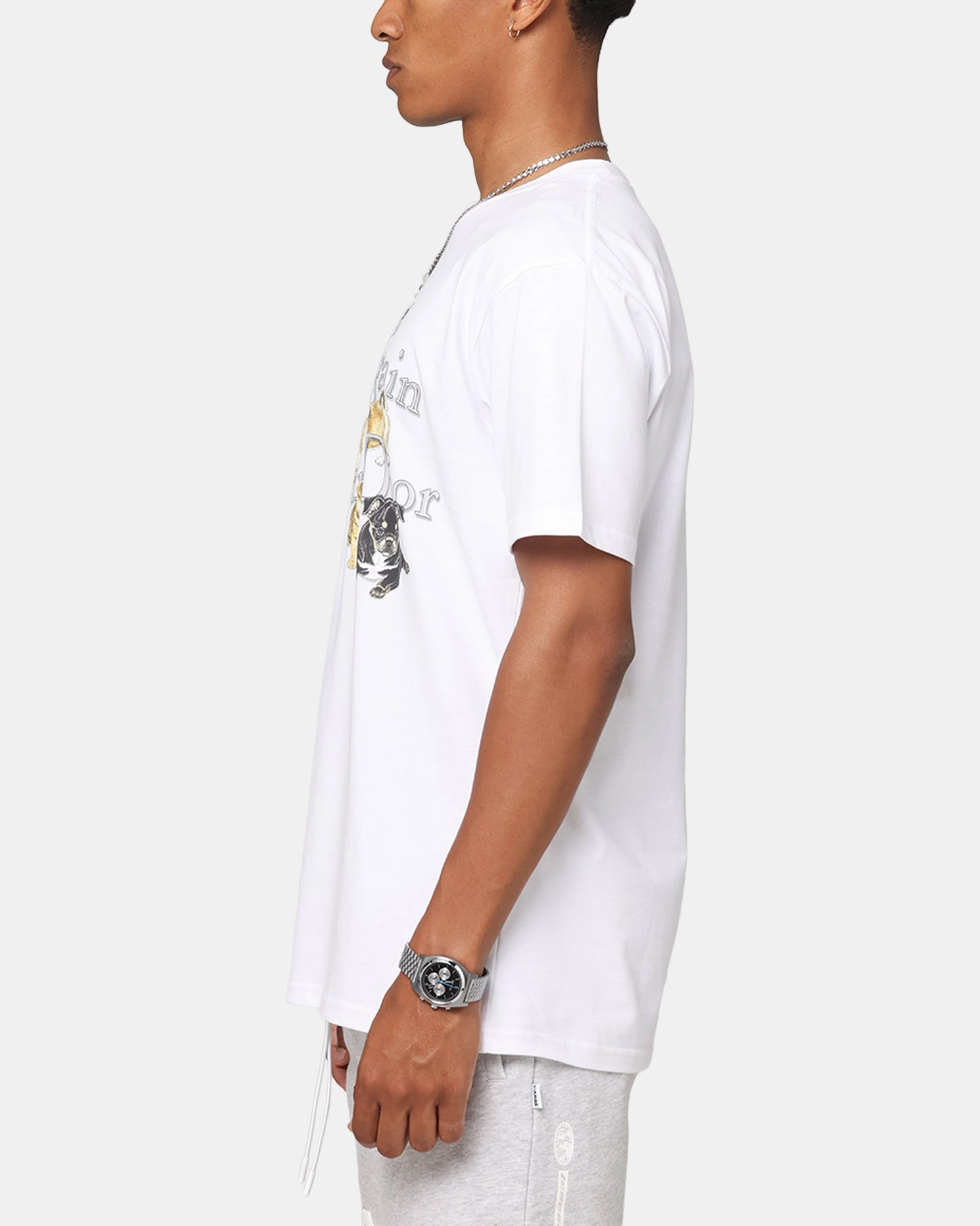 Soft Material Basic Layer Secret Club BACD Puppies T-Shirt White
