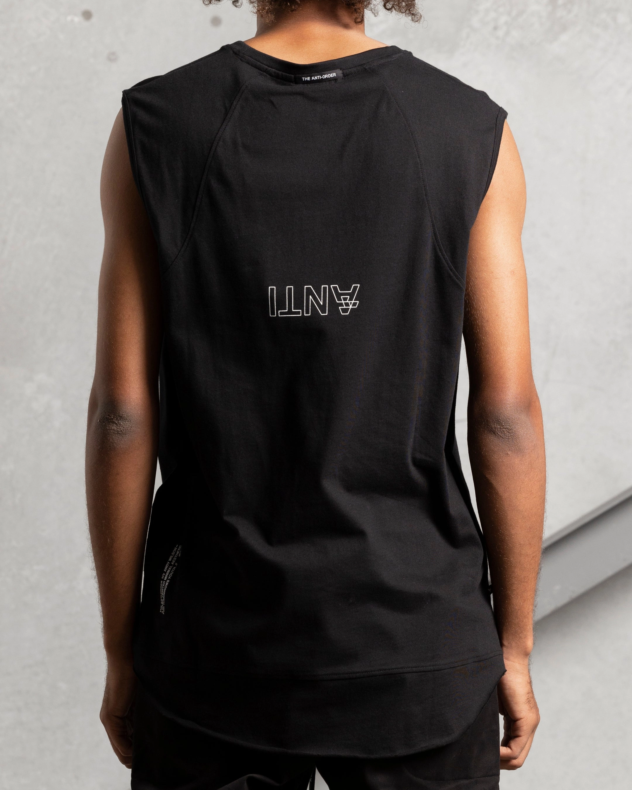 All-day Comfort The Anti Order Killa Gorilla Panelled Singlet Black