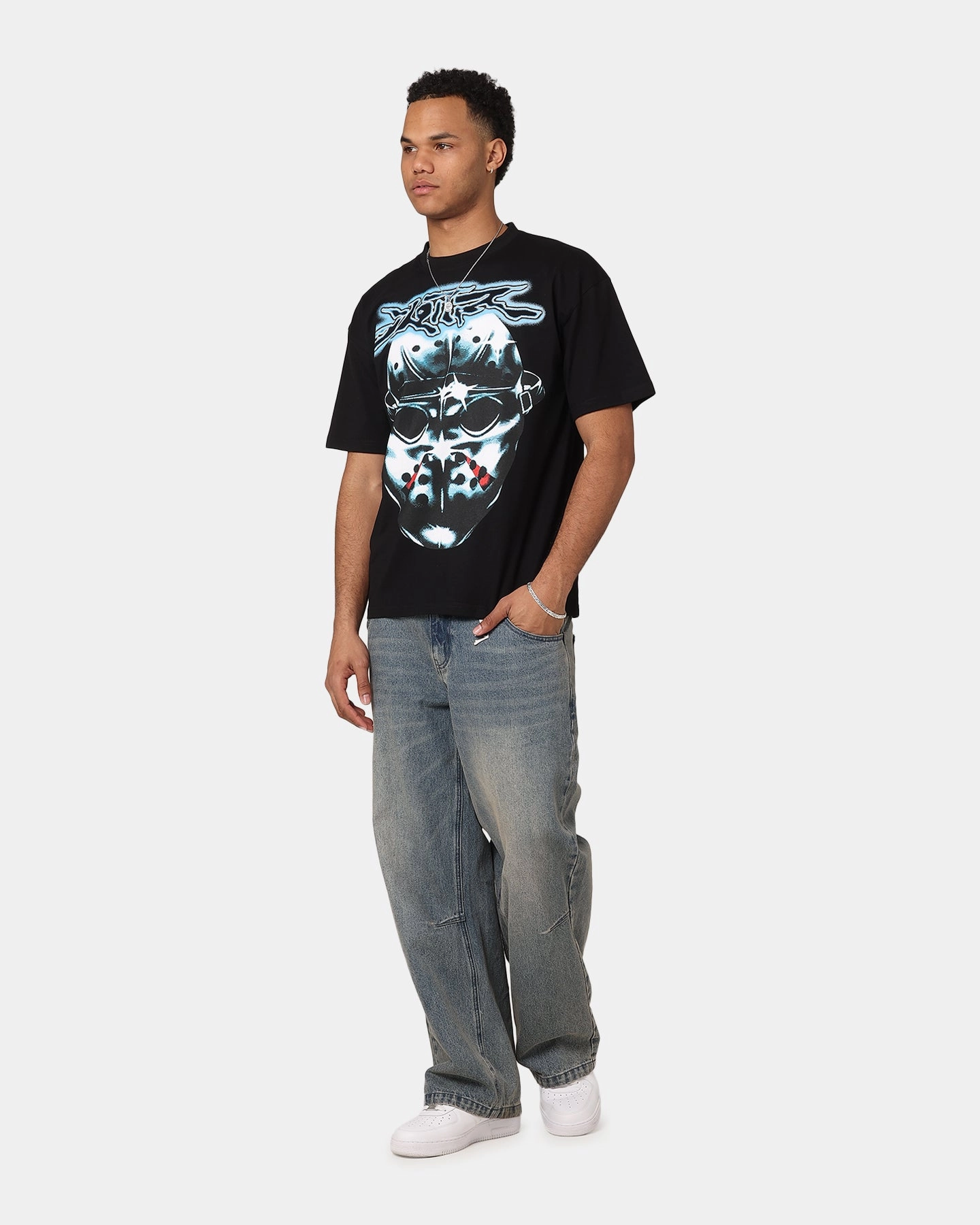 Loiter Search And Destroy T-Shirt Black Bold colors