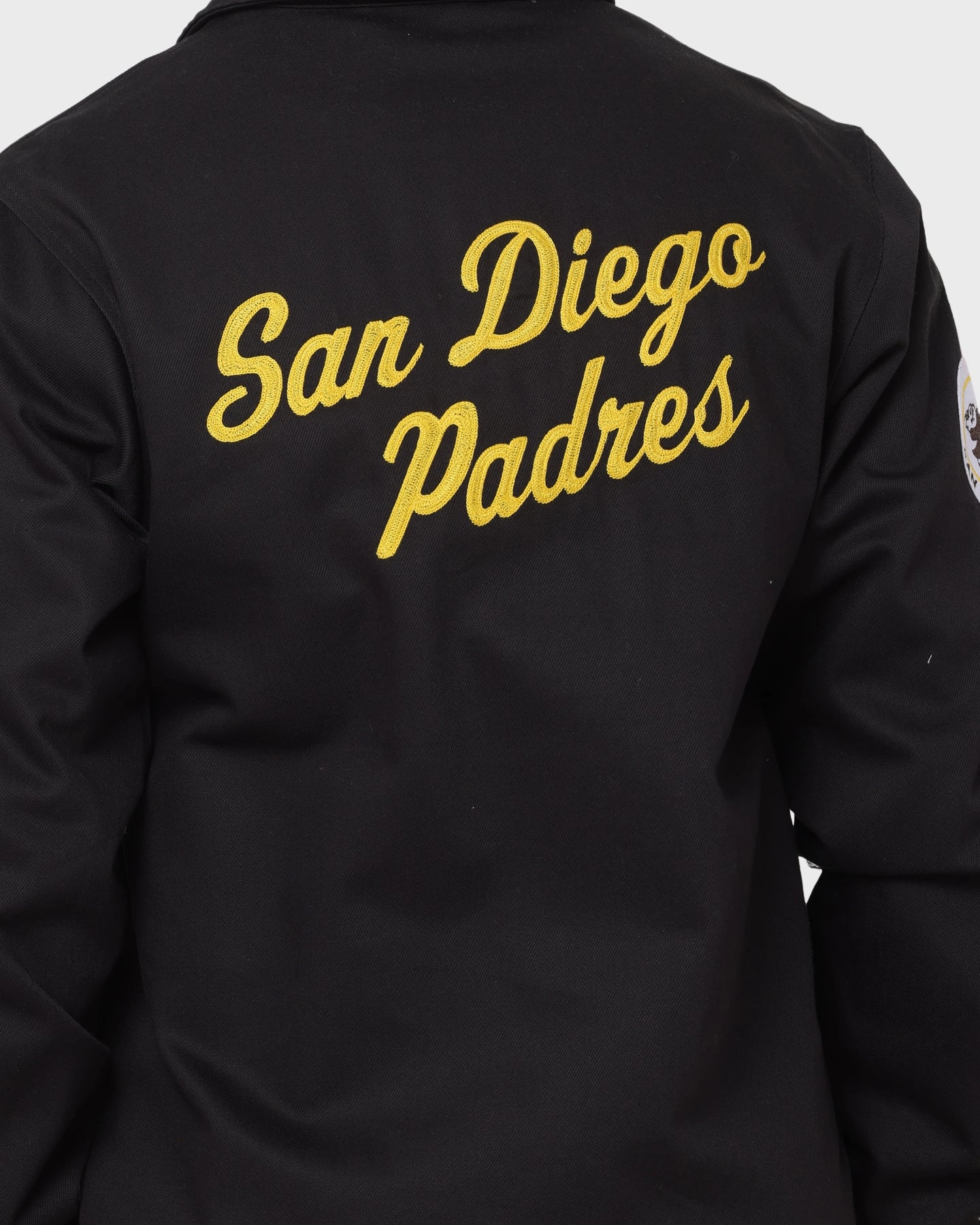 Flexible Fit Touch New Era San Diego Padres Heritage Coach Jacket Black