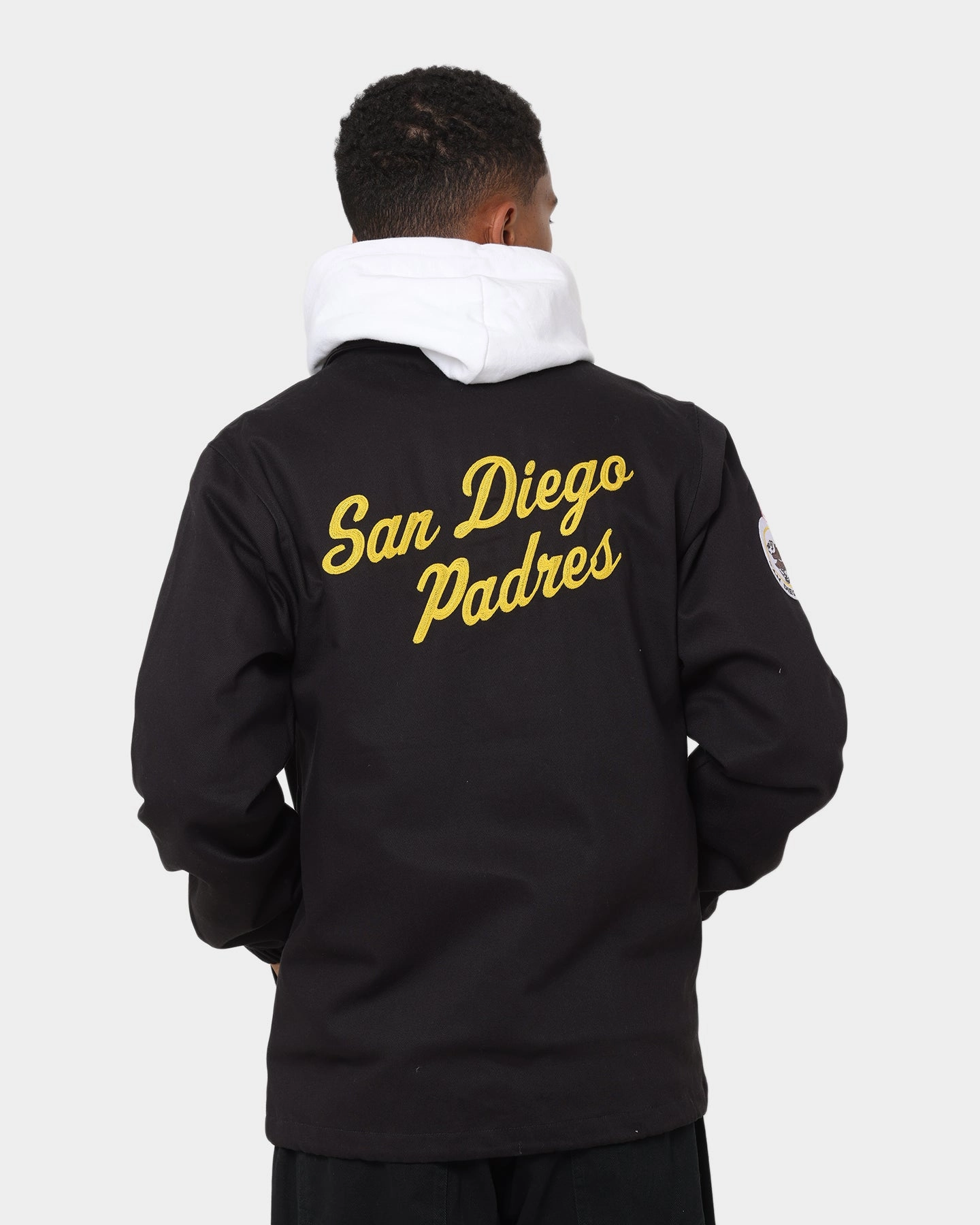 Layer Versatility New Era San Diego Padres Heritage Coach Jacket Black