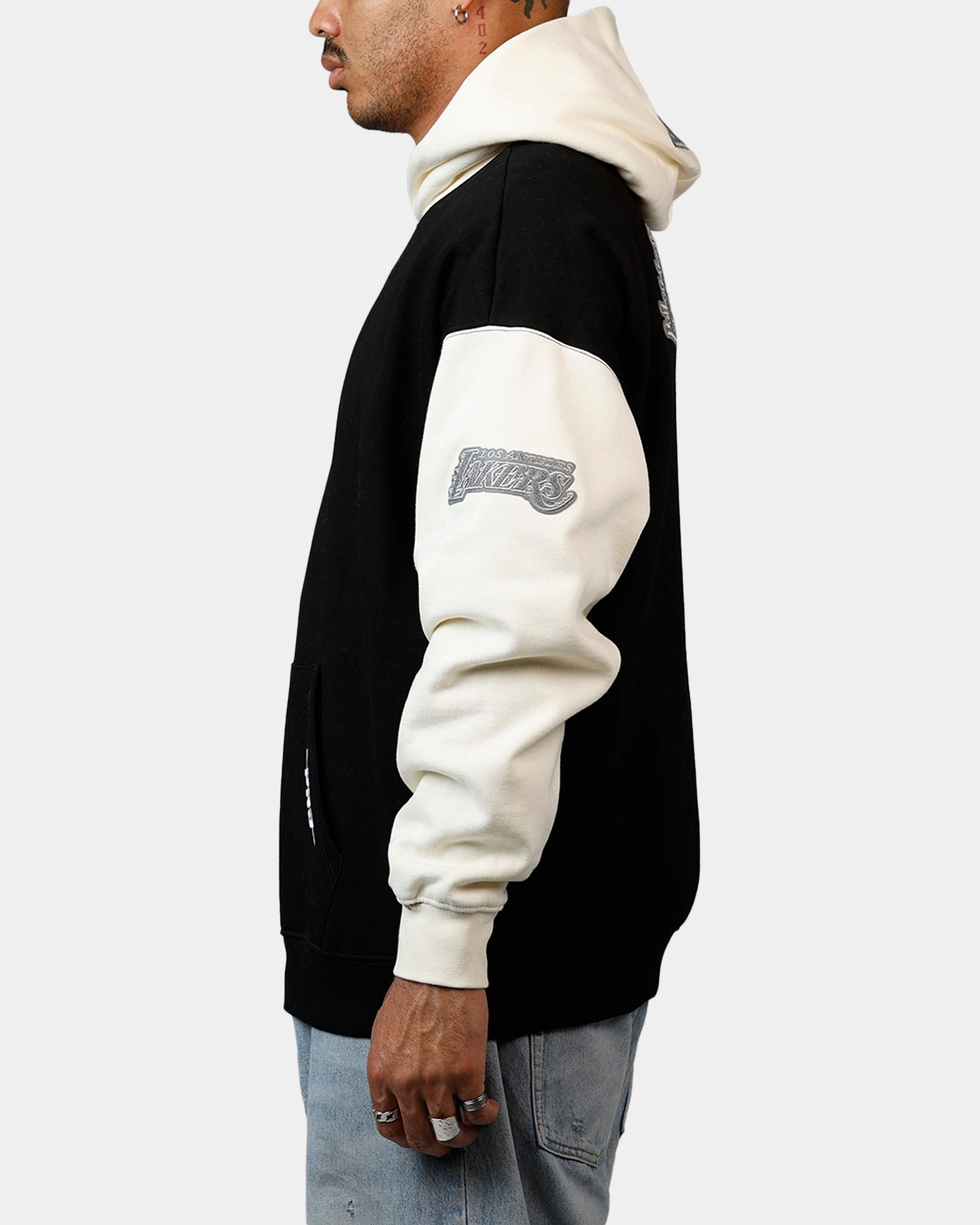 Pro Standard Los Angeles Lakers Reverse French Terry Hoodie Black/Grey home - party