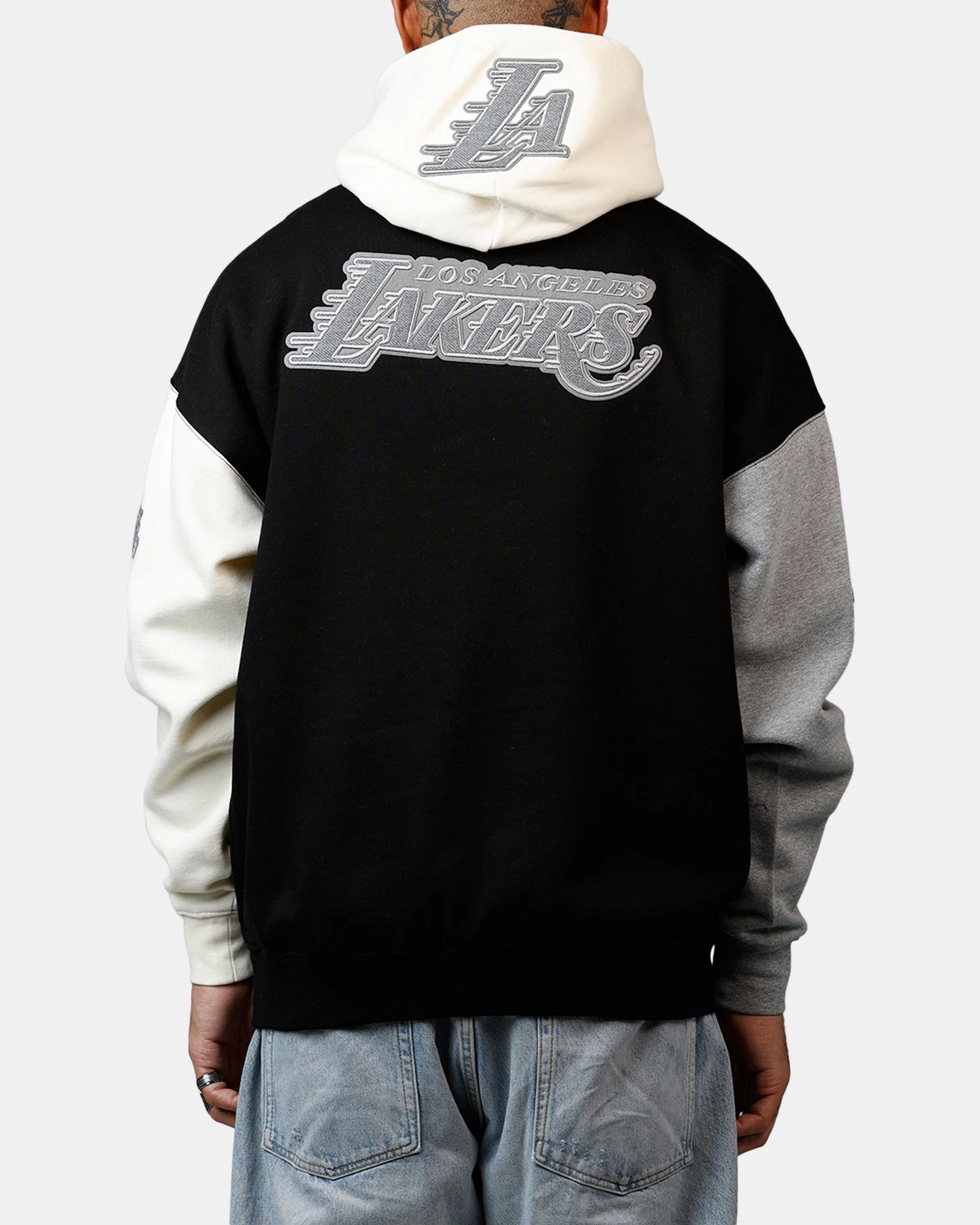 Pro Standard Los Angeles Lakers Reverse French Terry Hoodie Black/Grey Winter Shield Urban Detail